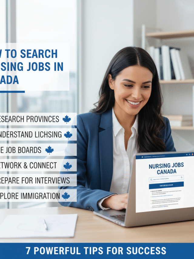 How to Search Nursing Job in Canada: 7 Powerful Tips for Success