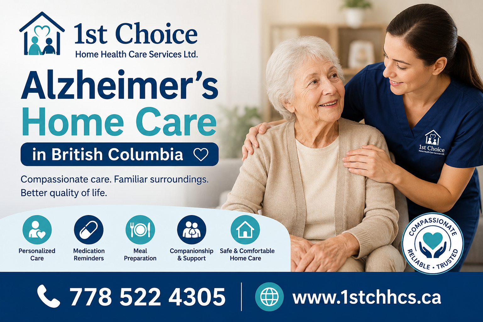 Alzheimer’s Home Care in British Columbia