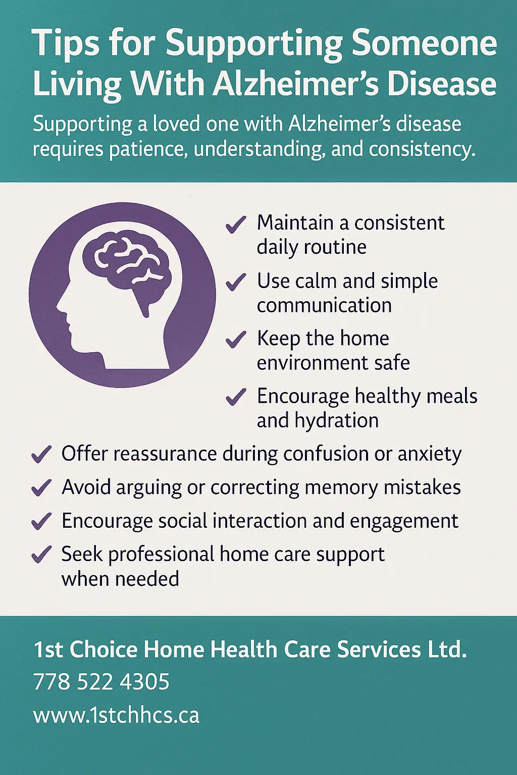 Tips for Supporting Someone Living With Alzheimers Disease